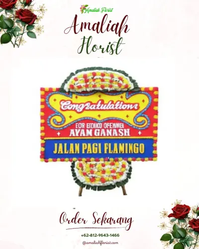 Bunga Papan Congratulation di Kubangpari